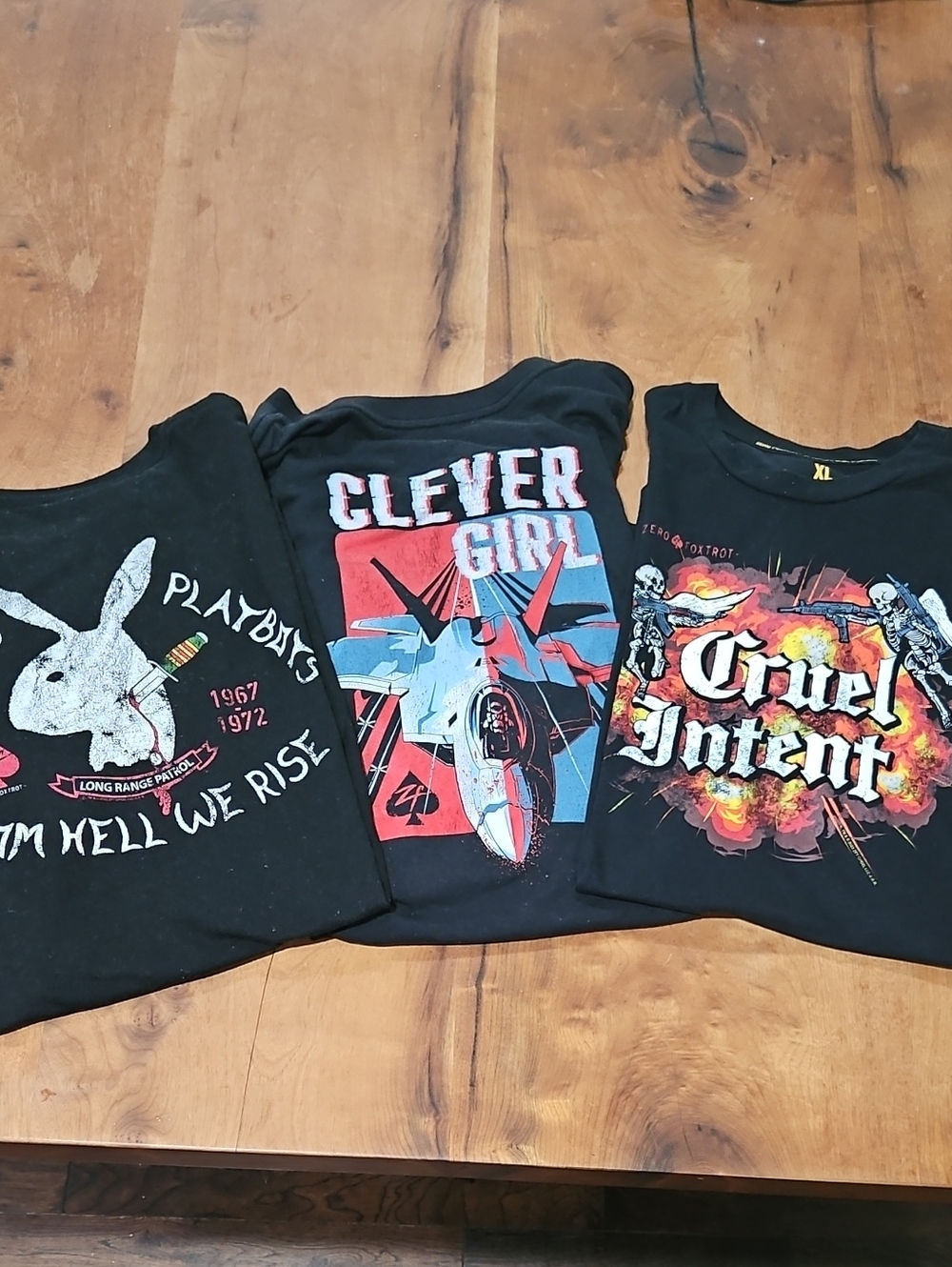 Zero "Foxtrot" Graphic T-shirt Lot. U.S.A. Patriotic. Size Xl
